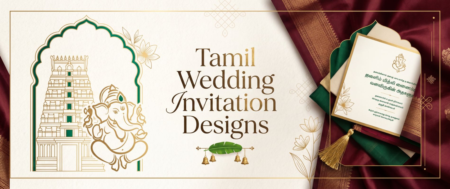 Tamil Wedding Invitation Designs